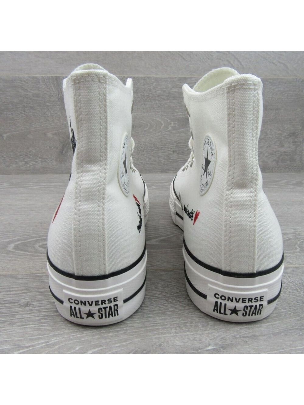 Converse Chuck Taylor All Star HI Lift Made with Love Women's Size 9.5 NEW - Picture 9 of 15